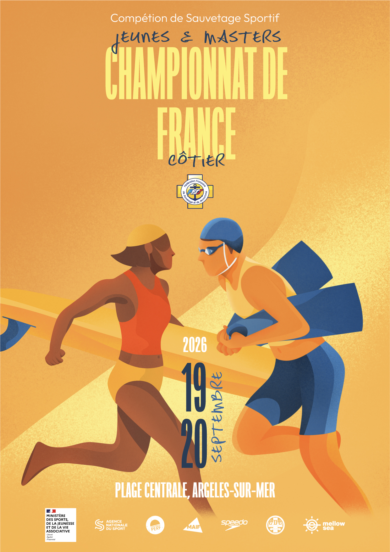 Affiche France Jeunes 2026 Argeles sur mer